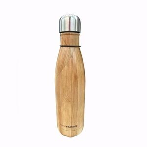 Swissbrand Fiji Light Wood Insulated Stainless Steel
Water Bottle 
16.9 oz
NIB